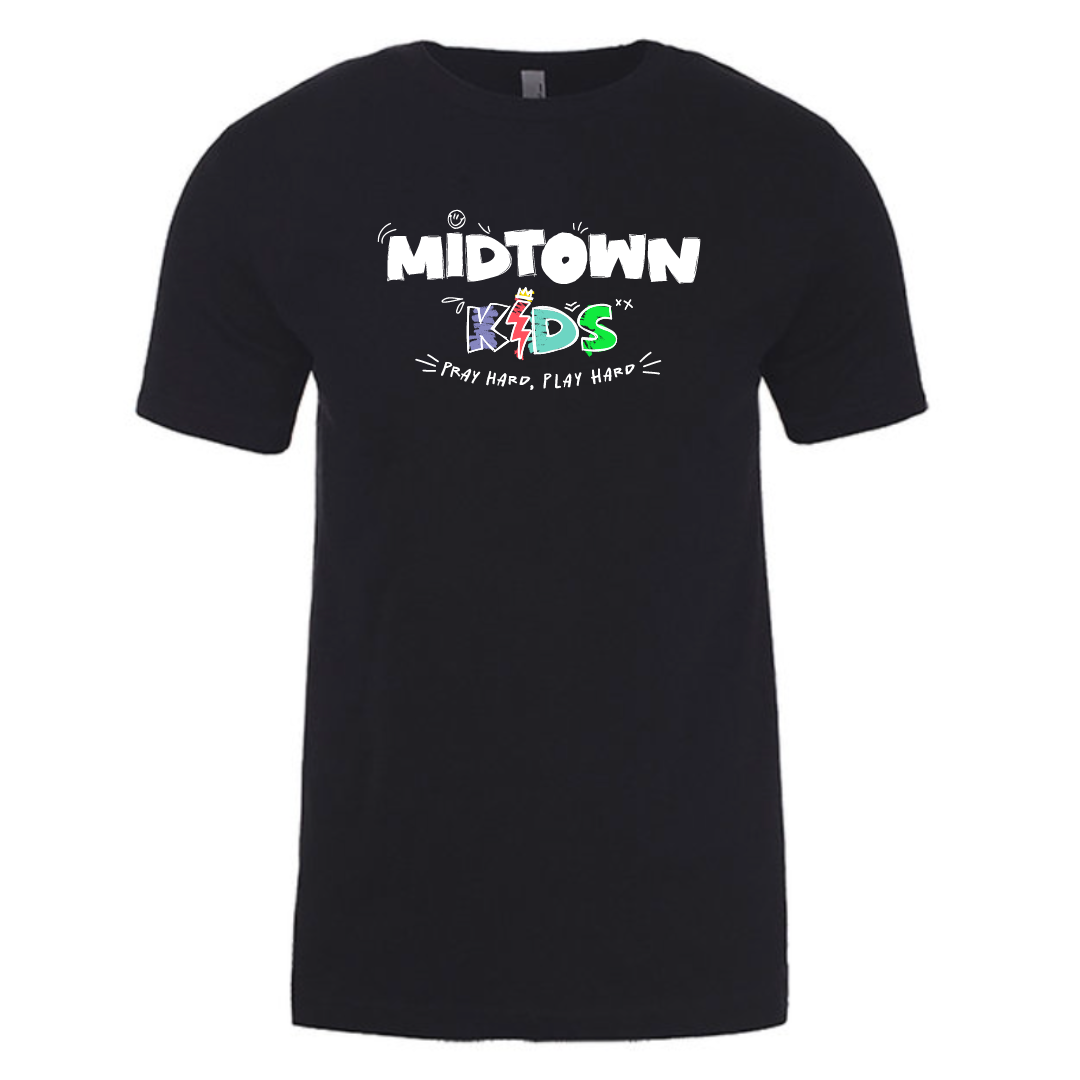Midtown Kids | Adult Black T