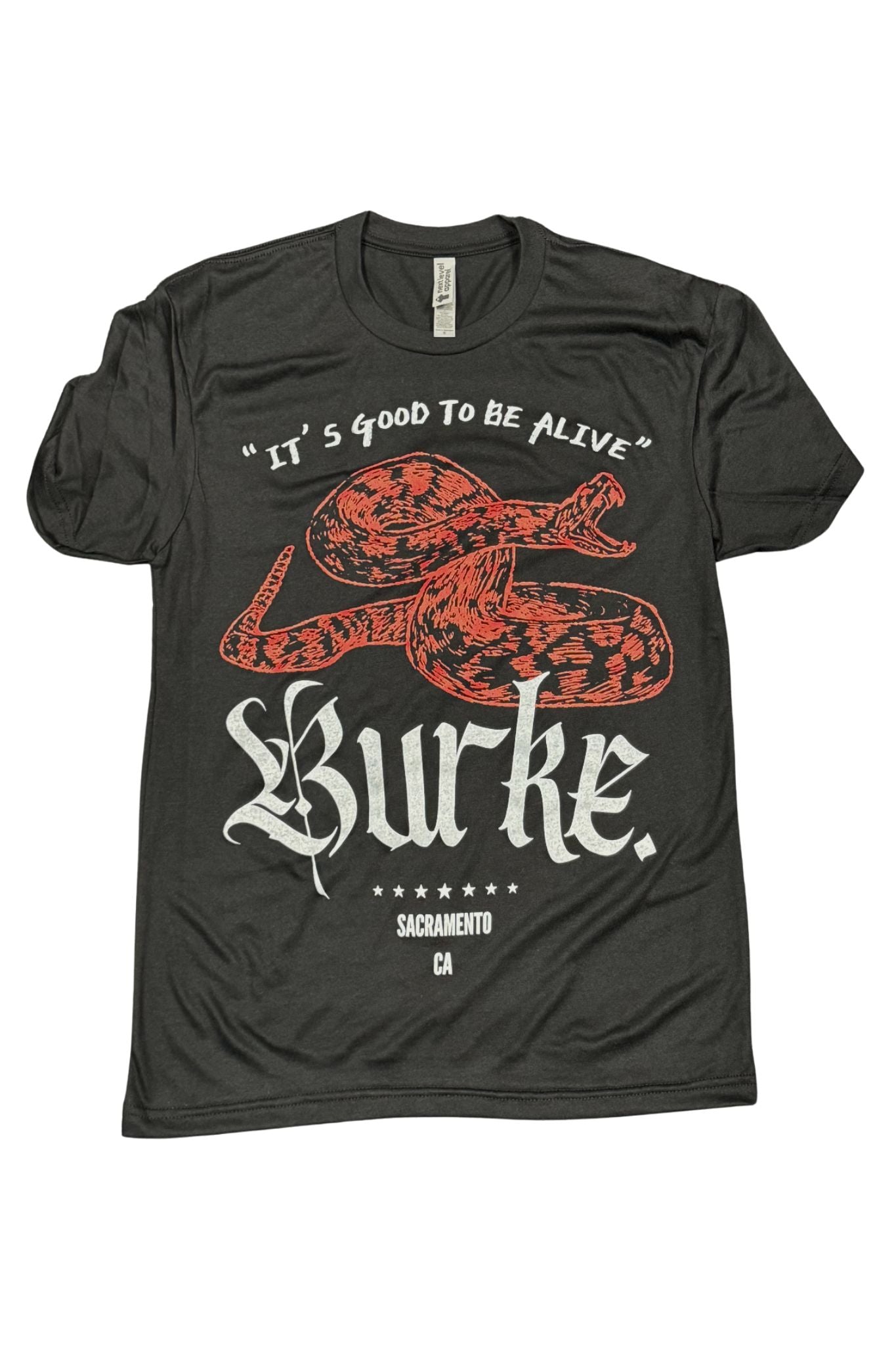 Burke. "Rattler" Tee