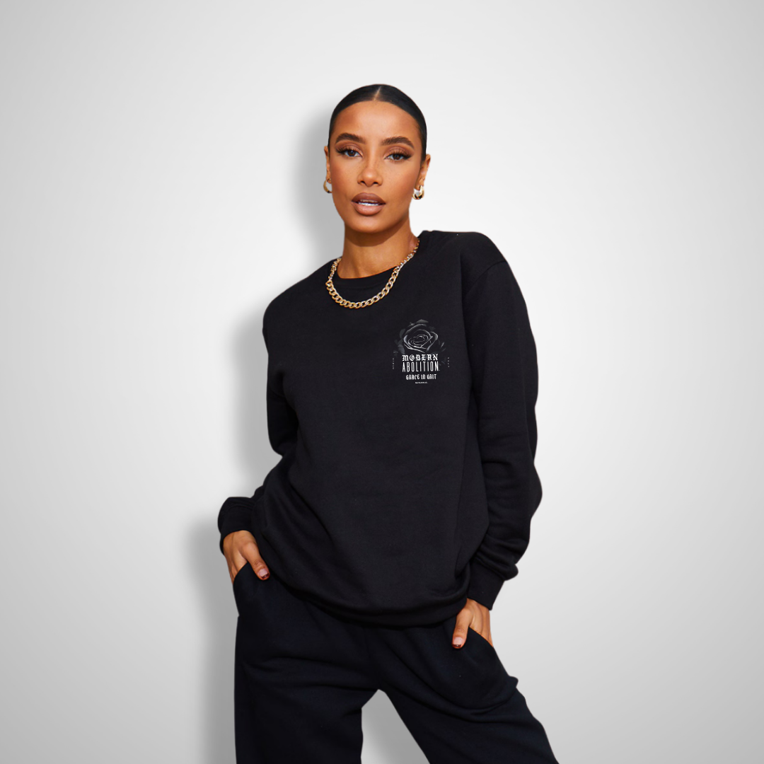 Black Rose Crewneck