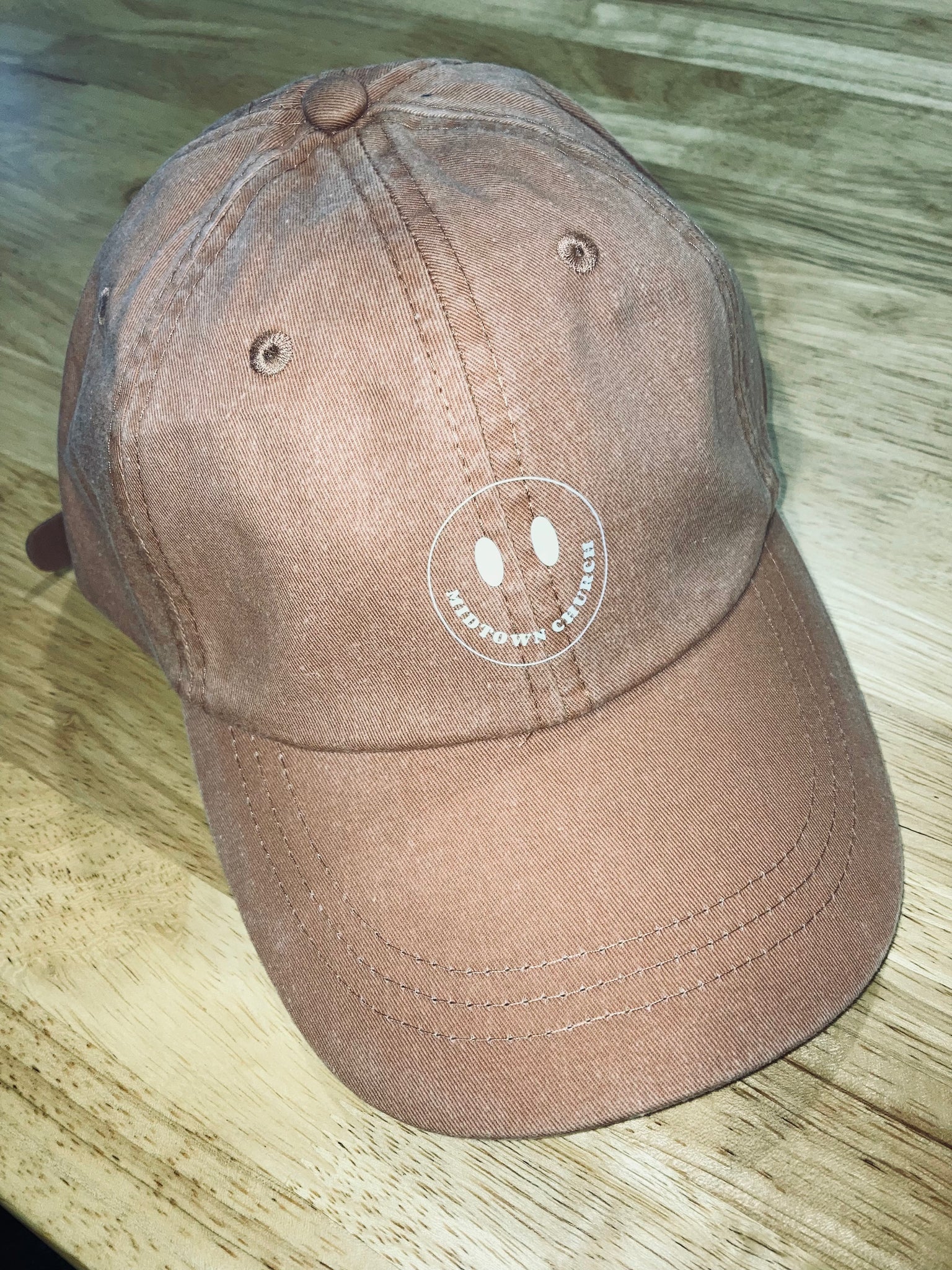 Terra Cotta Smiley Dad Hat