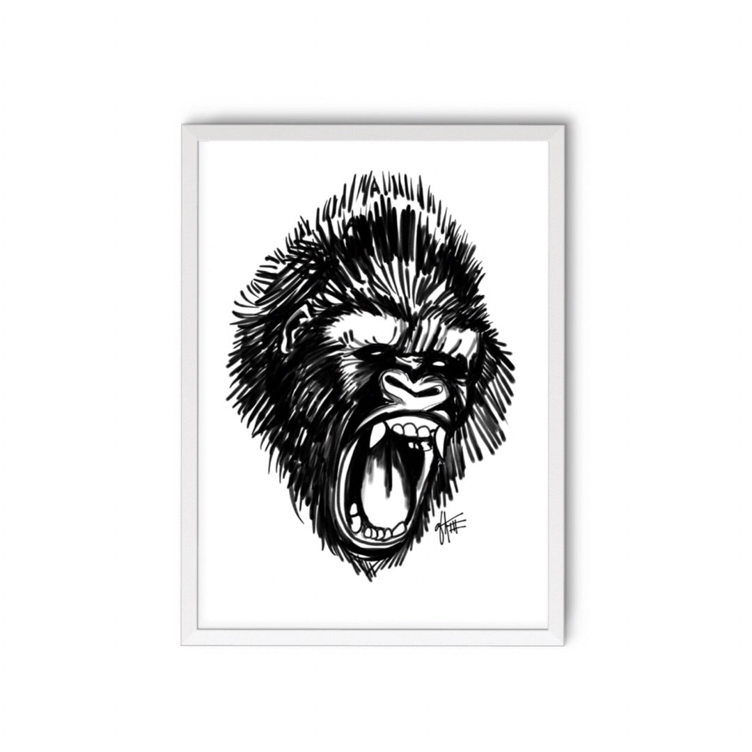 giLRiLLa “Gorilla” Print